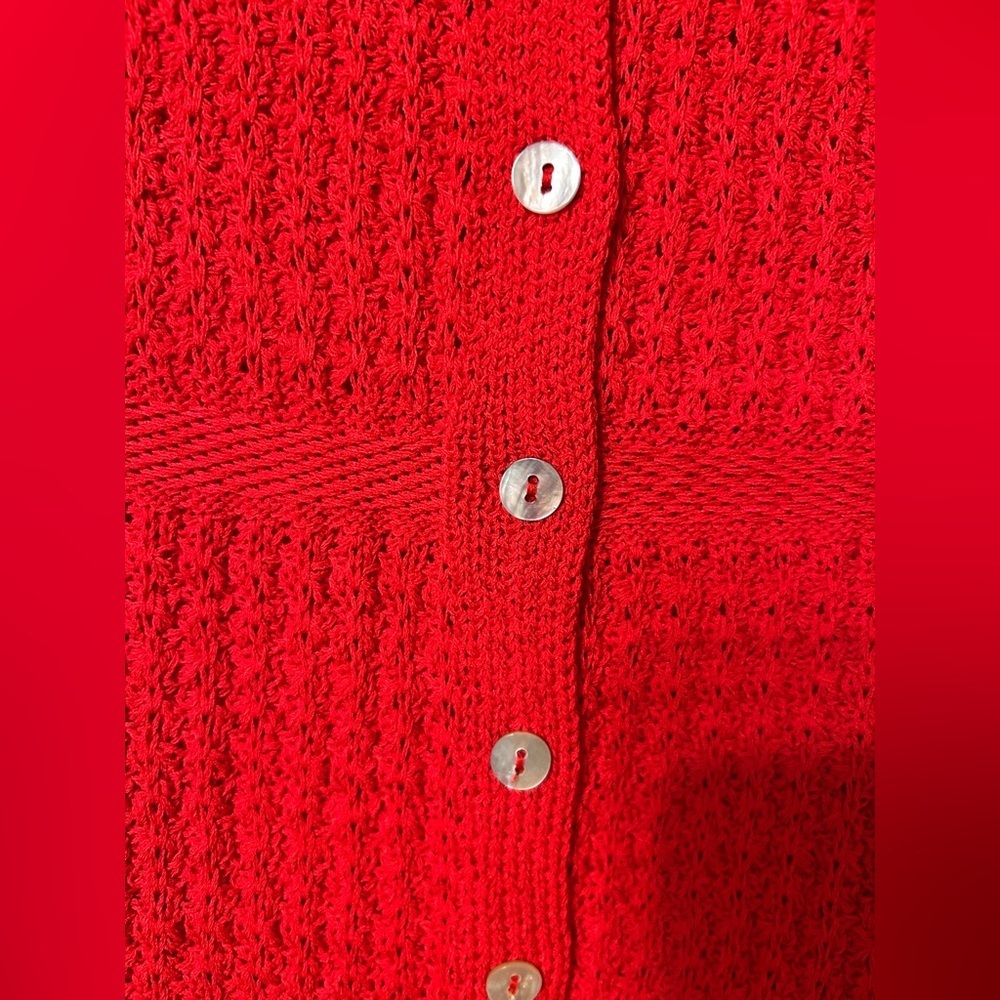 🆕 NWT Commense Red Sleeveless Knit Dress Size Medium - Picture 5 of 10